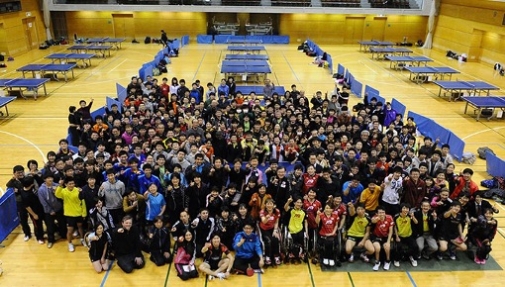 Support for the Only One Table Tennis Championships